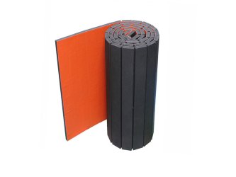 2CM Martial BJJ karate MMA judo taekwondo Wrestling Vegan Leather XPE roll out mats