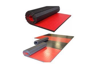 5CM Martial BJJ karate MMA judo taekwondo Wrestling Vegan Leather XPE roll out mats