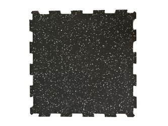 Puzzle lamination with fleck gym rubber mat floor