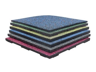 20MM Interlocking lamination with fleck gym rubber floor mat