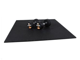 20MM 100% Black small granules gym rubber mat floor