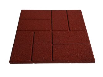 50mm Top dyed color small granules bottom big granules playground rubber mat floor