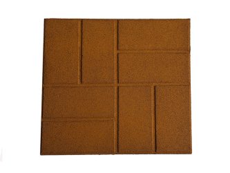 40MM Top dyed color small granules bottom big granules playground rubber floor mat