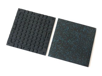 100MM Lamination with fleck gym rubber floor mat