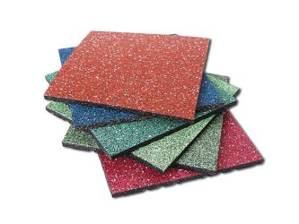 20MM Lamination with fleck gym rubber floor mat