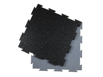 Top dyed color small granules bottom big granules puzzle playground rubber mat floor