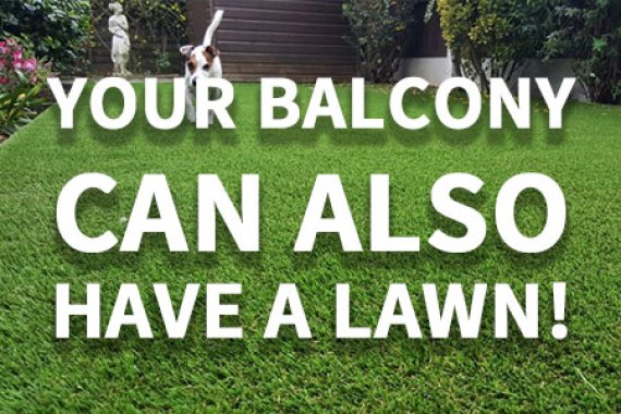 Your Balcony Can Also Have A Turf!