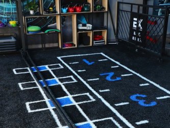 Bespoke Gym Turf Rolls | Black Gym Turf | Indoor Gym Grass Supplier