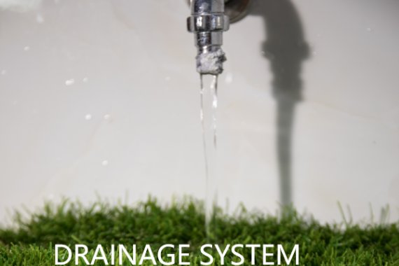ARTIFICIAL GRASS WITH DRAINAGE SYSTEM